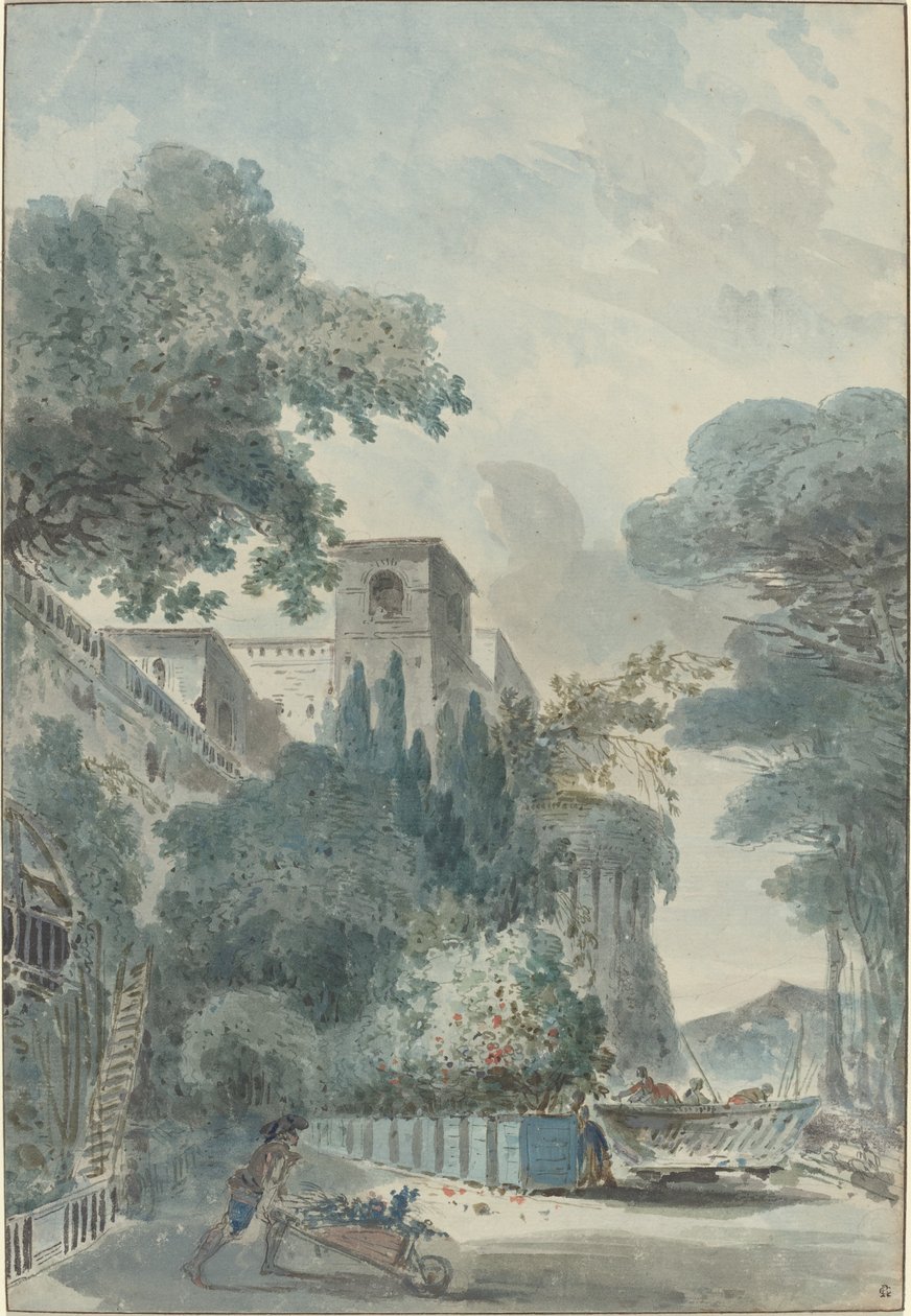 Alej granátníků od French 18th Century