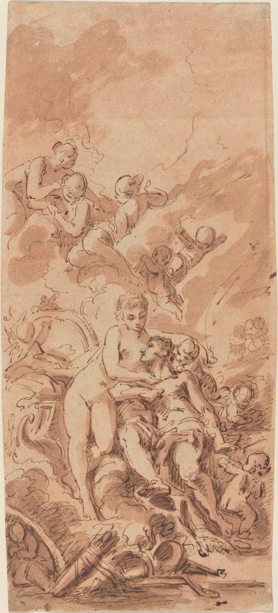 Venuše v Forge of Vulcan od French 18th Century