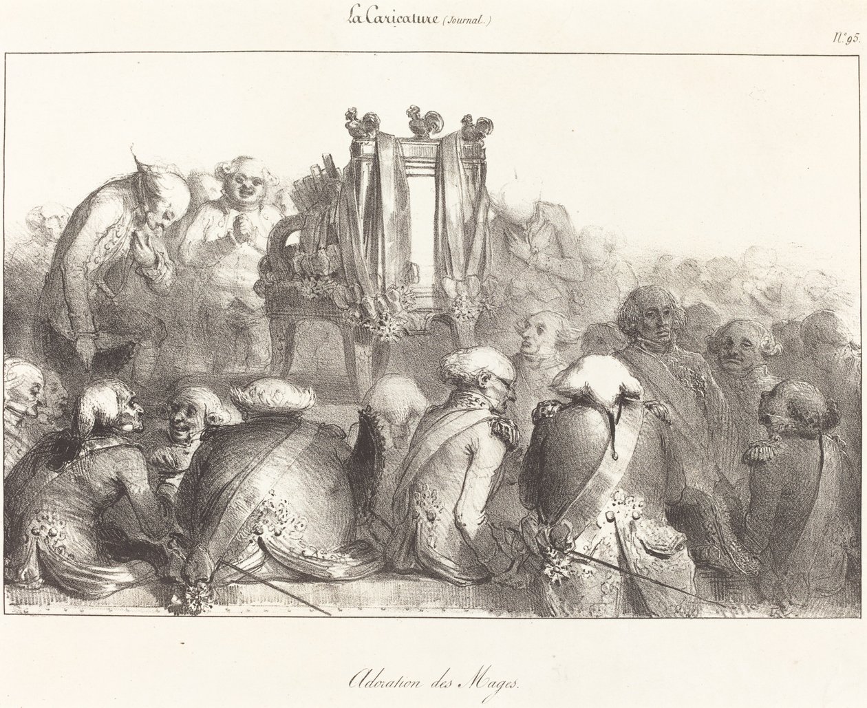Klanění tří králů od French 19th Century