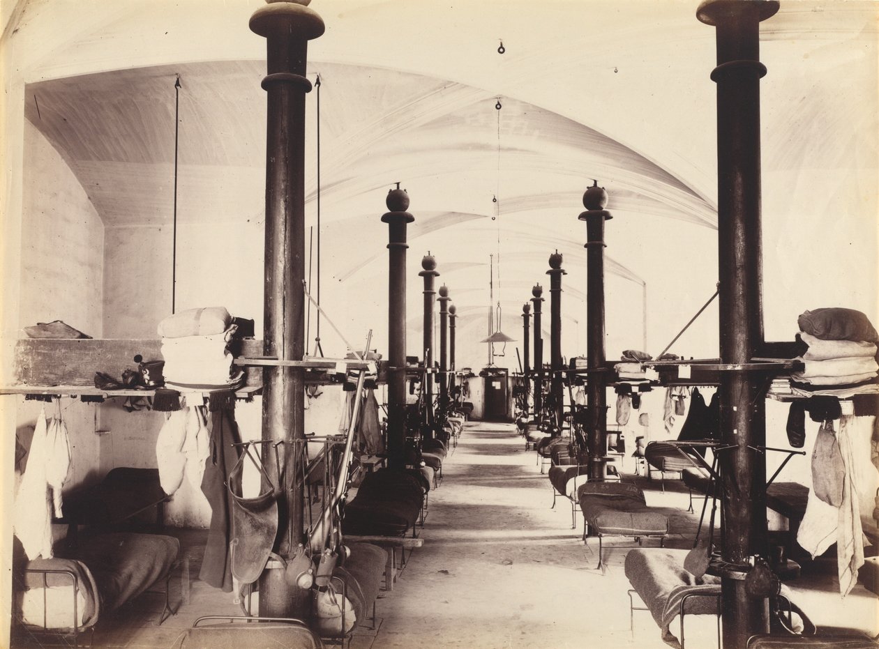 Strážní komnaty, Papežský palác, Avignon, Francie od French 19th Century