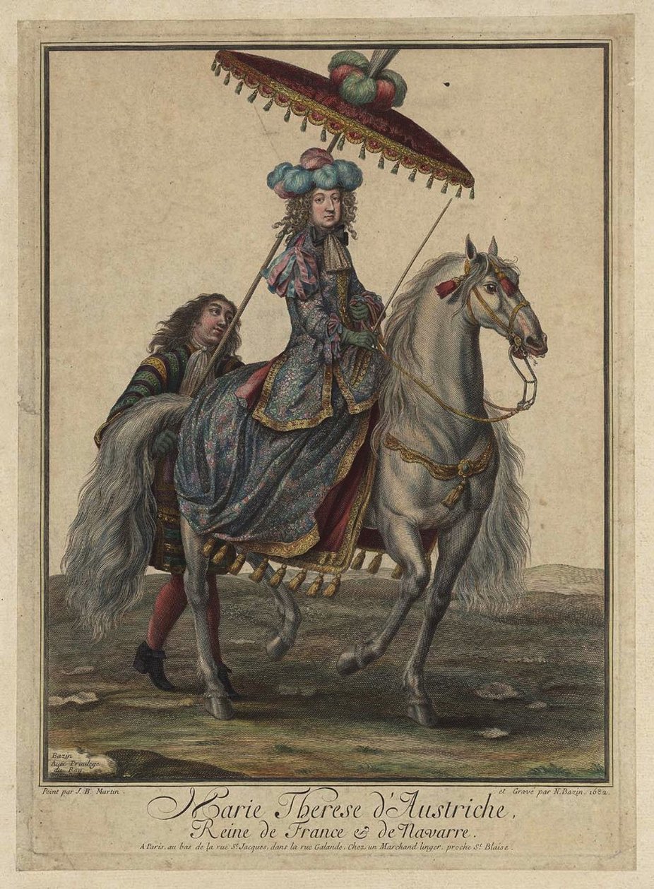 Marie Terezie Španělská 1638-1683, královna choť Francie a Navarry, 1682 od French Master