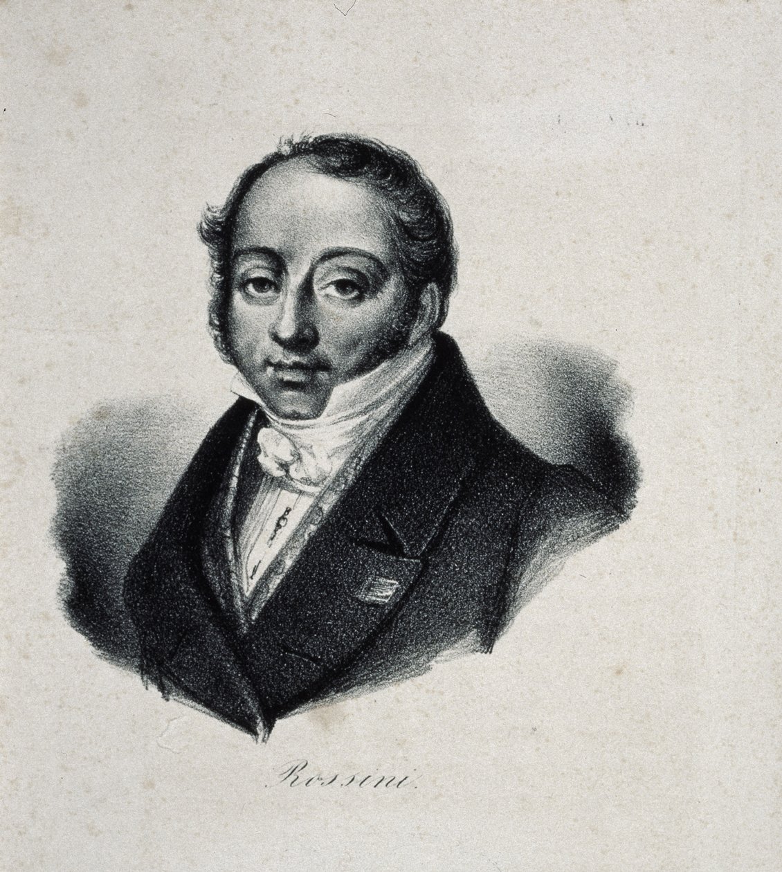 Portrét skladatele Gioachina Antonia Rossiniho 1792-1868 od French Master