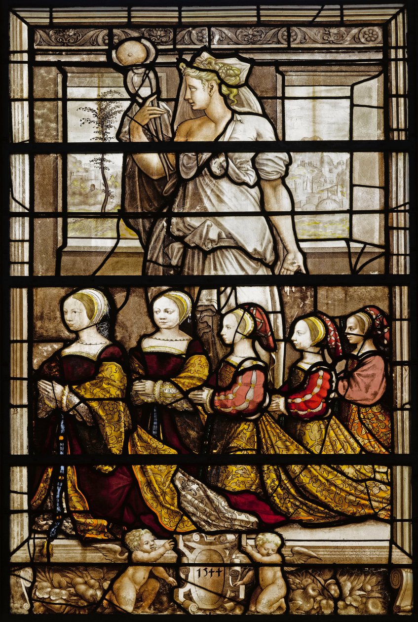 Portrét dcer Anny de Montmorency 1493-1567 a Madeleine Savojské 1510-1586, 1544 od French Master