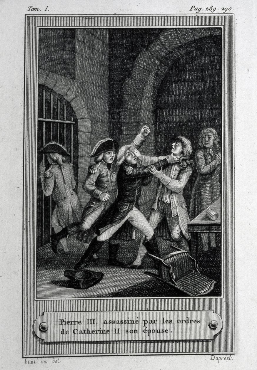 Atentát na ruského císaře Petra III. Fjodoroviče 17. července 1762 od French Master