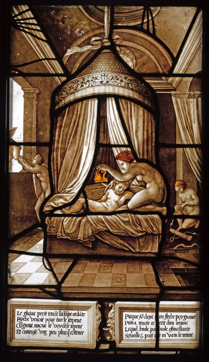 The Story of Psyche Okno z barevného skla, 1441-1444 od French Master