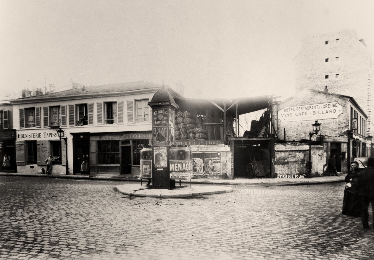 28 rue Vercingetorix, Paříž (černobílá fotografie) od French Photographer