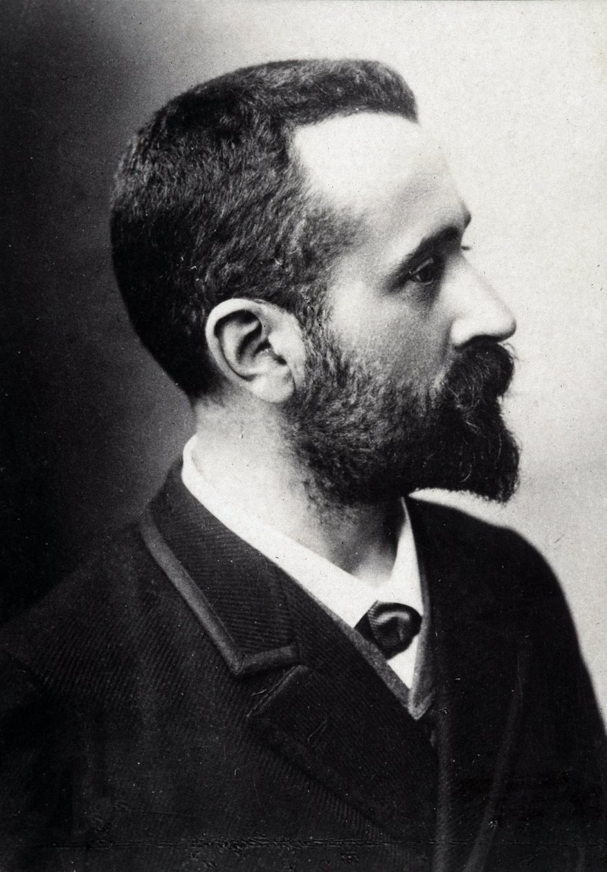 Alphonse Bertillon (1853-1914), francouzský učenec, tvůrce antropometrie. od French Photographer