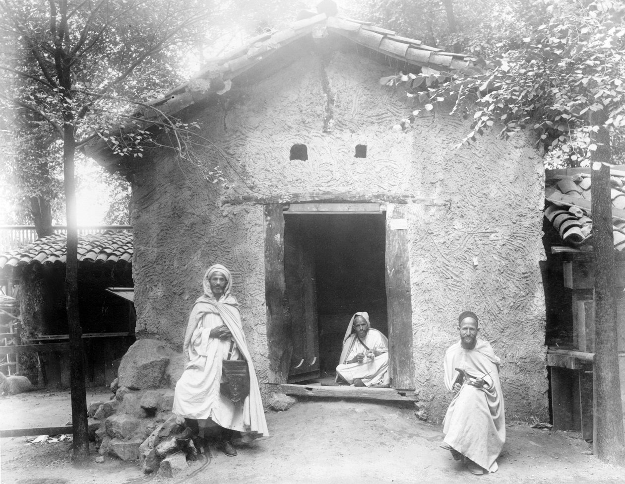 Příklad Kabyle House, pařížská výstava, 1889 od French Photographer