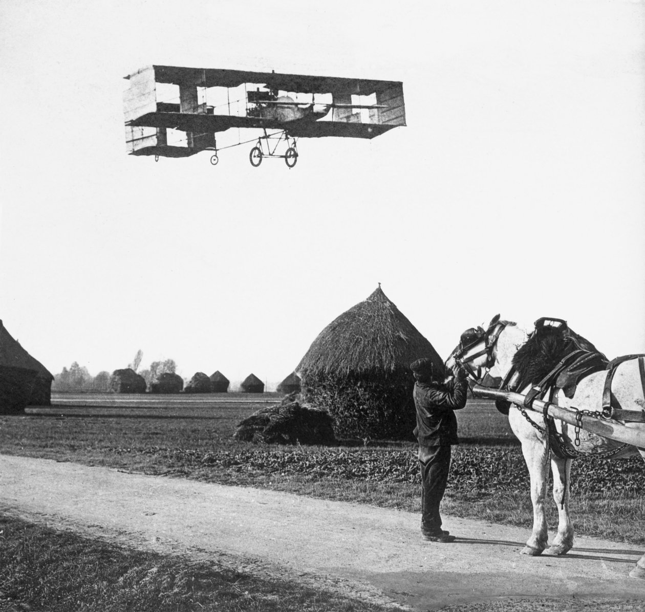 Let Henriho Farmana (1874-1958) z Chalons do Remeše, 1908 od French Photographer
