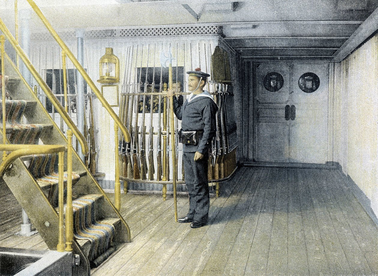 Francouzské námořnictvo, konec 19. století: frakce admirála - Bibl. des Arts Deco. od French Photographer