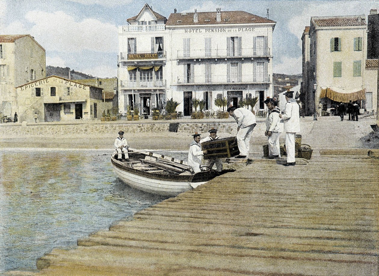 Francouzské námořnictvo, konec 19. století: zavazadla povolení - Bibl. des Arts deco. od French Photographer