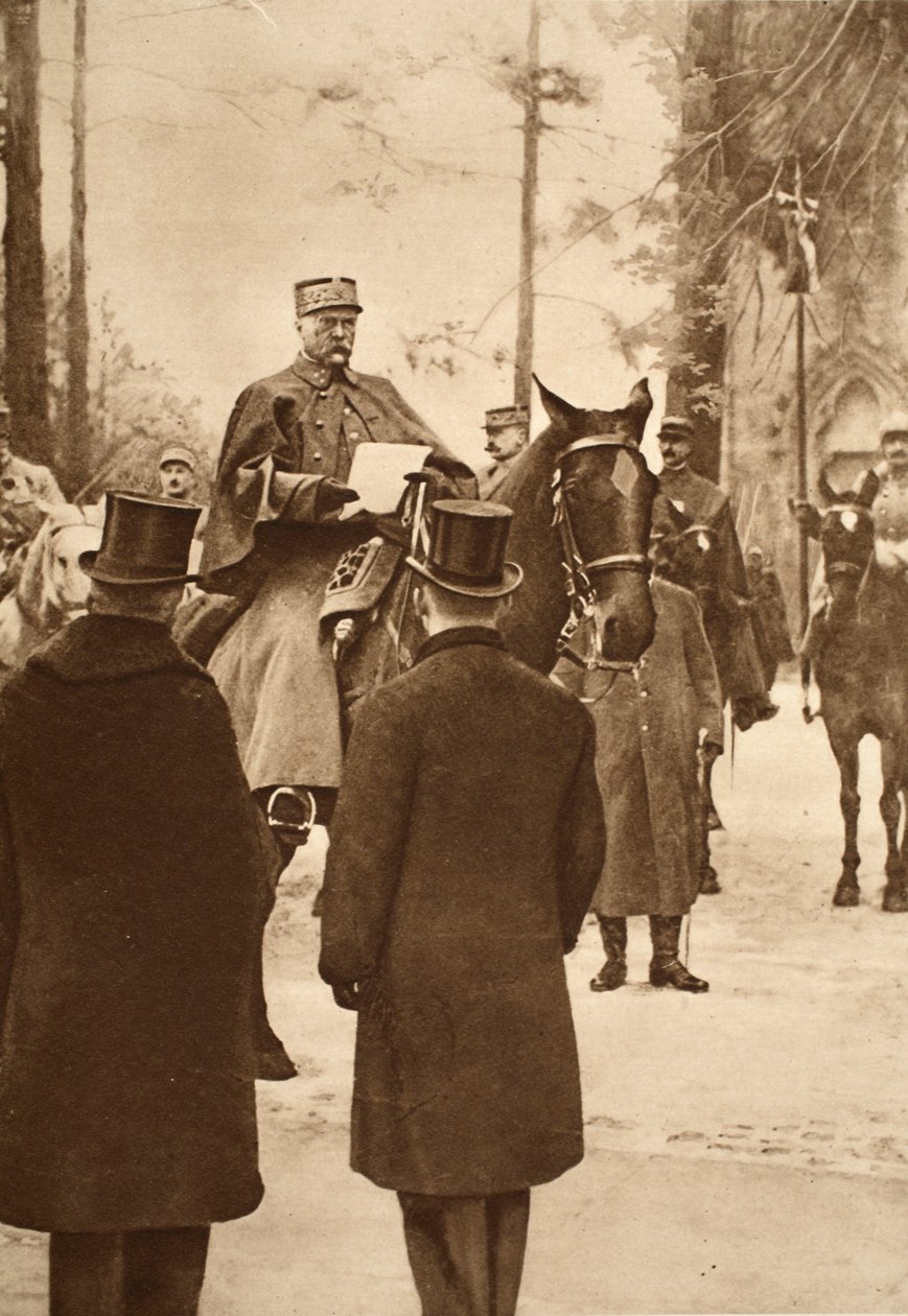 Generál Hirschauer, obsazení předmostí Keht, 30. ledna 1919 od French Photographer