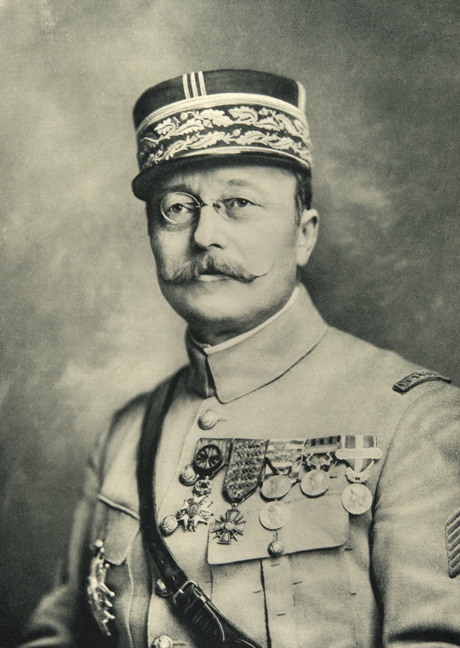 Generál Jean Marie Degoutte (1866-1938), 20. století (foto) od French Photographer