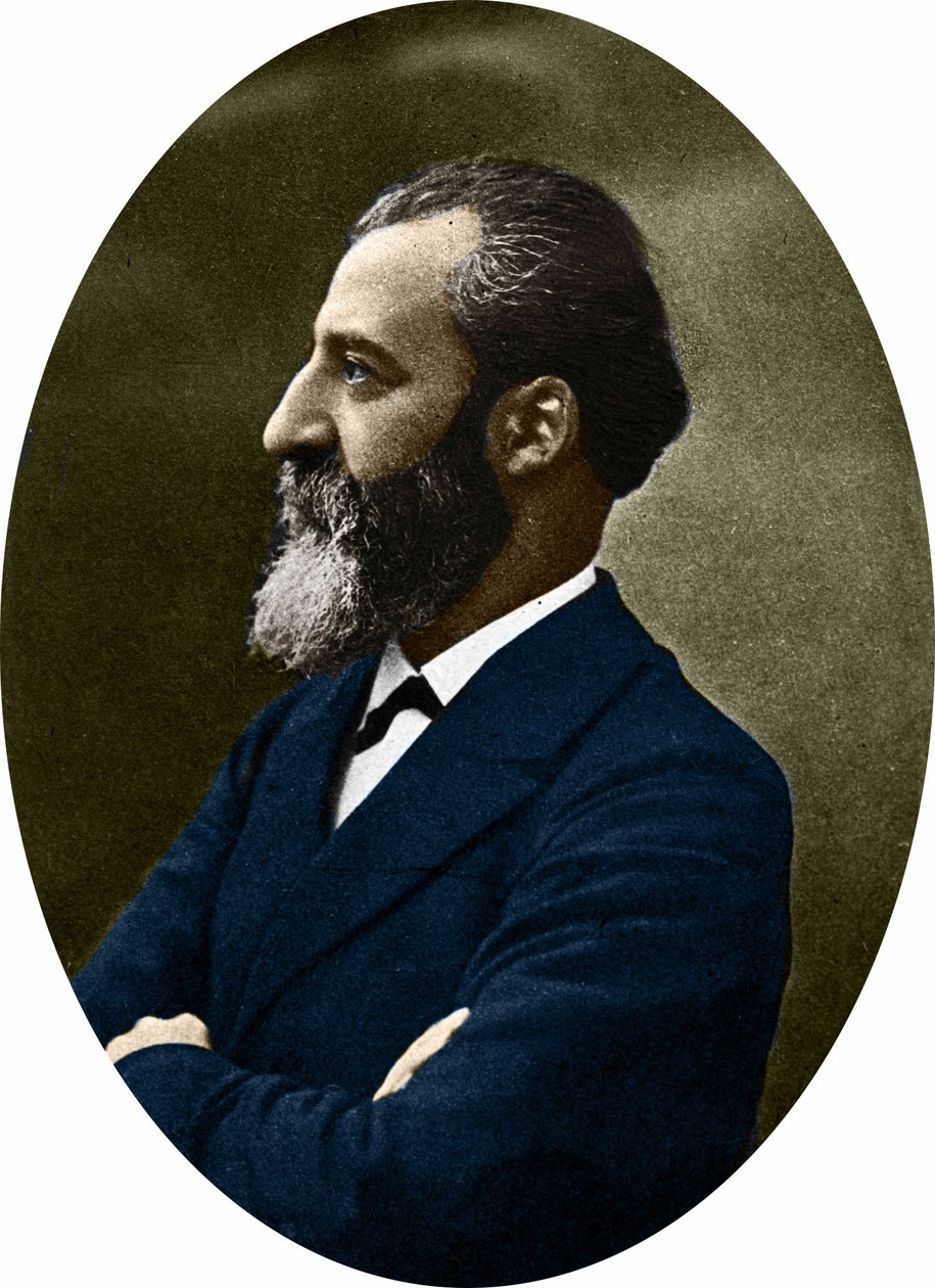 HENRI MOISSAN francouzský chemik a lékárník 1852 - 1907. od French Photographer