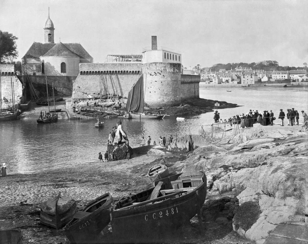 Přístav, Concarneau od French Photographer