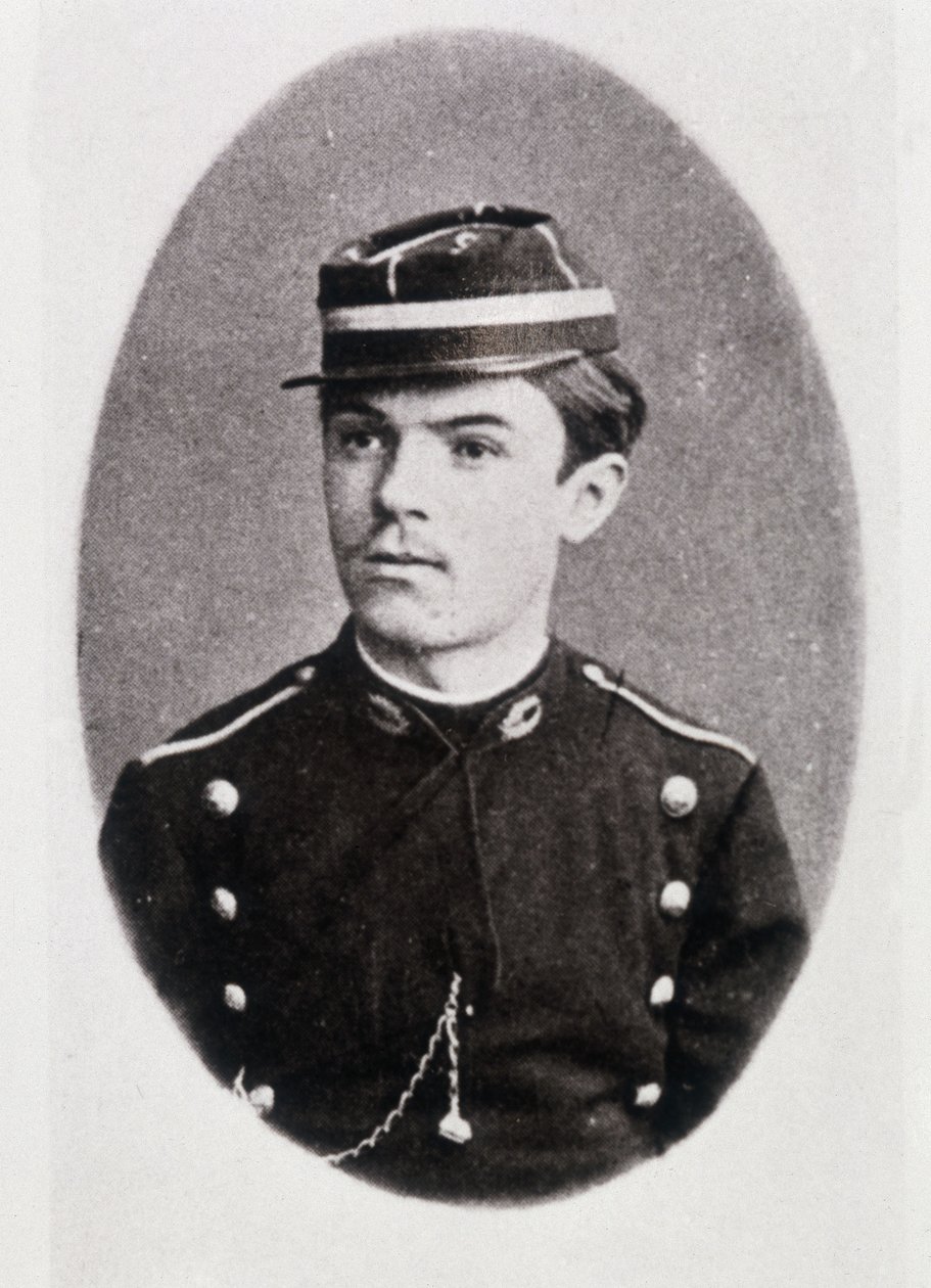 Henri Poincaré, student na Ecole Polytechnique - Bibl. z Ecole Polytechnique od French Photographer
