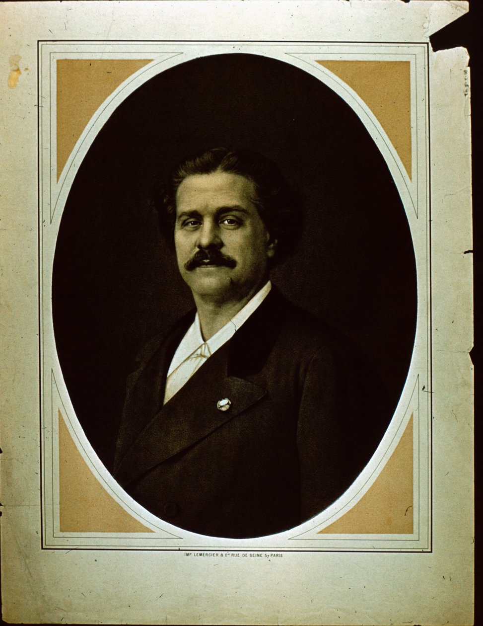 imp. Lemercier & Co. portrét muže (sépiová fotografie) od French Photographer