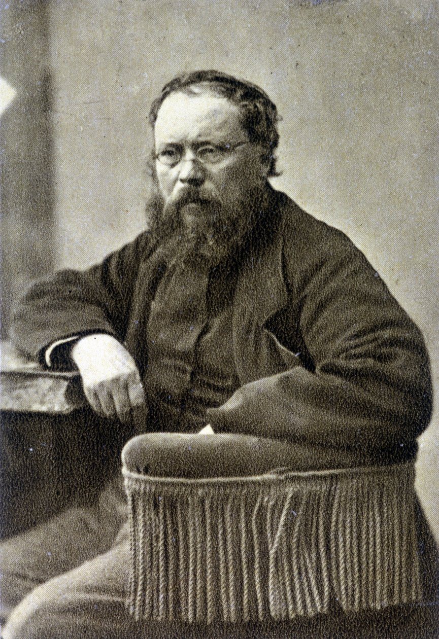 Pierre Joseph Proudhon (1809 - 1865). Francouzský socialistický teoretik, předchůdce anarchismu. od French Photographer
