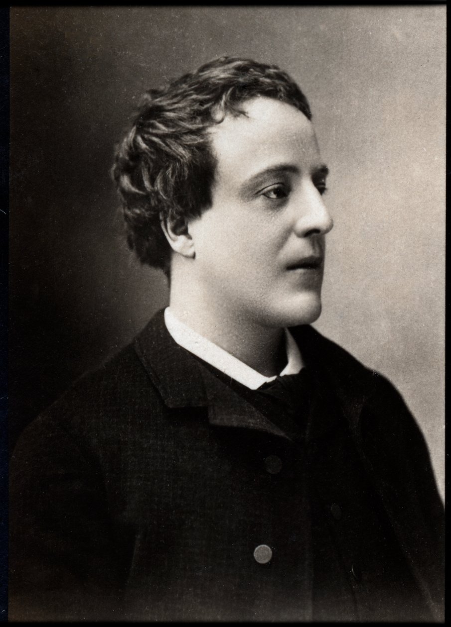 Portrét Adolphe Leon Willette (1857-1926), francouzský malíř, ilustrátor, karikaturista a litograf. od French Photographer