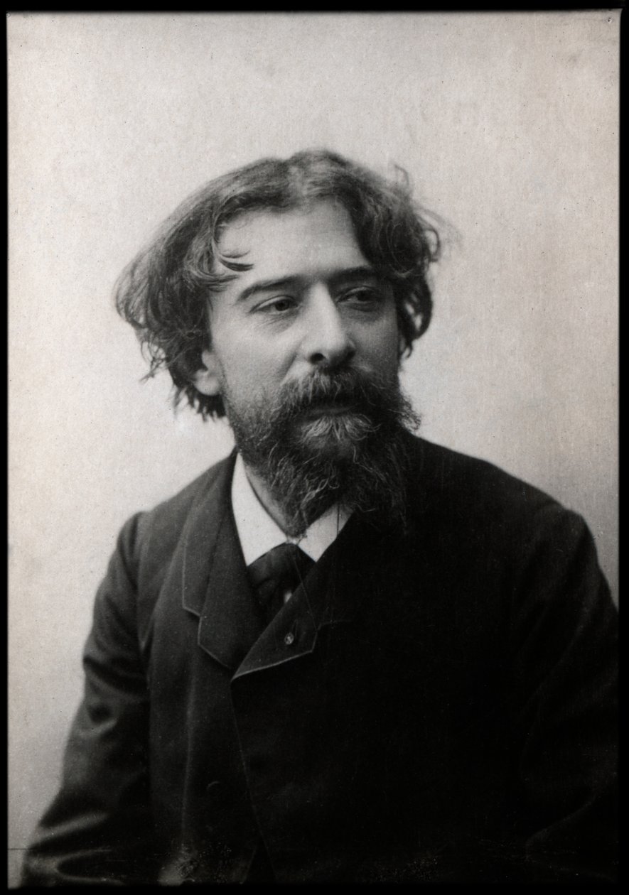 Portrét Alphonse Daudeta (1840-1897), francouzského romanopisce. od French Photographer