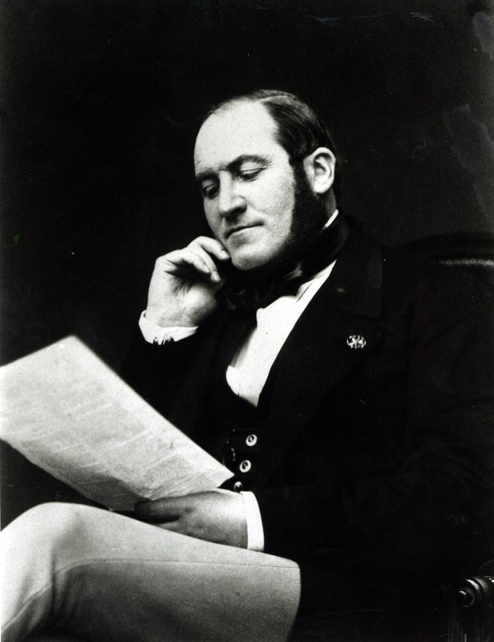 Portrét barona Georgese Eugena Haussmanna (1809-91), 19. století od French Photographer