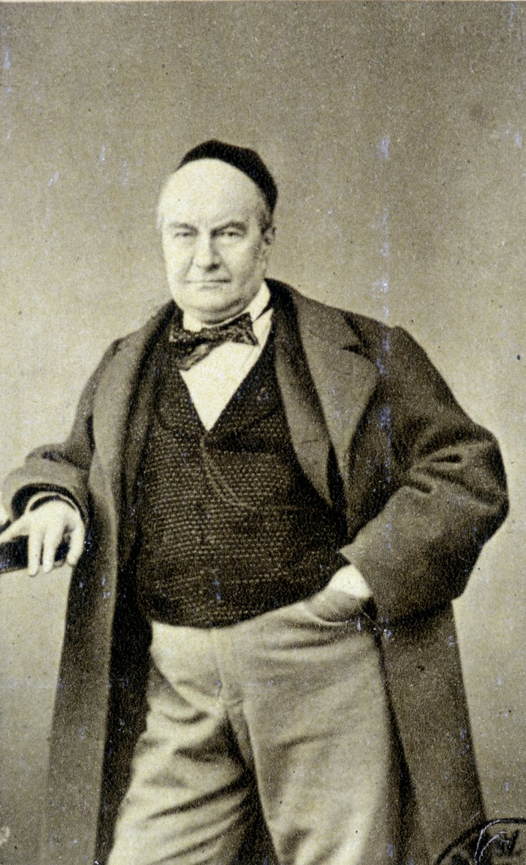 Portrét Charlese Augustina Sainte Beuve (1804 - 1869) (Sainte-Beuve), spisovatel, novinář a literární kritik. od French Photographer