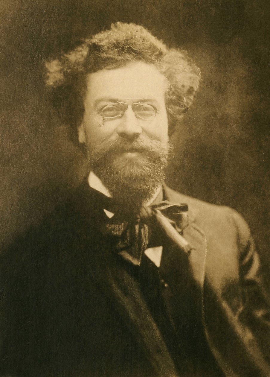 Portrét Claude Terrasse (1867-1923), francouzského skladatele. od French Photographer