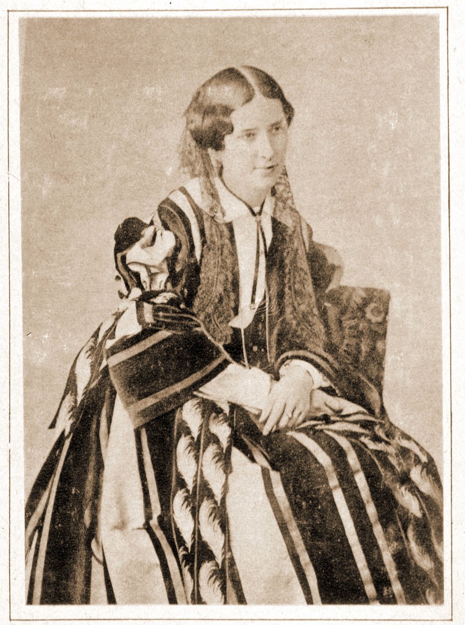 Portrét Elisabeth Felix zvané Mademoiselle Rachel v roce 1851, francouzský tragéd (1821 - 1858) od French Photographer