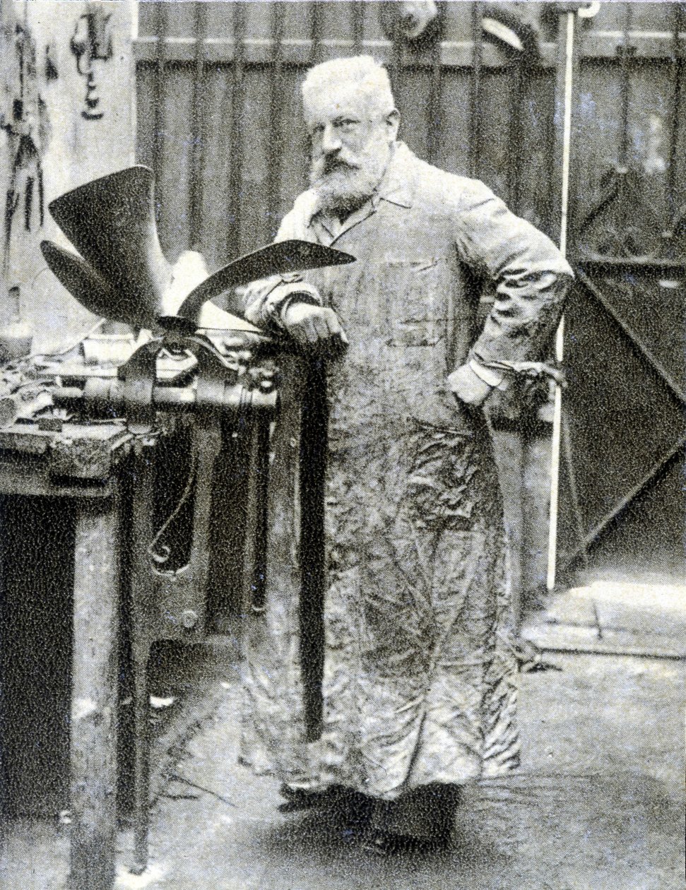Portrét Fernanda Foresta (1851 - 1914), francouzského vynálezce (motor, autodíly...) - fotografie od French Photographer