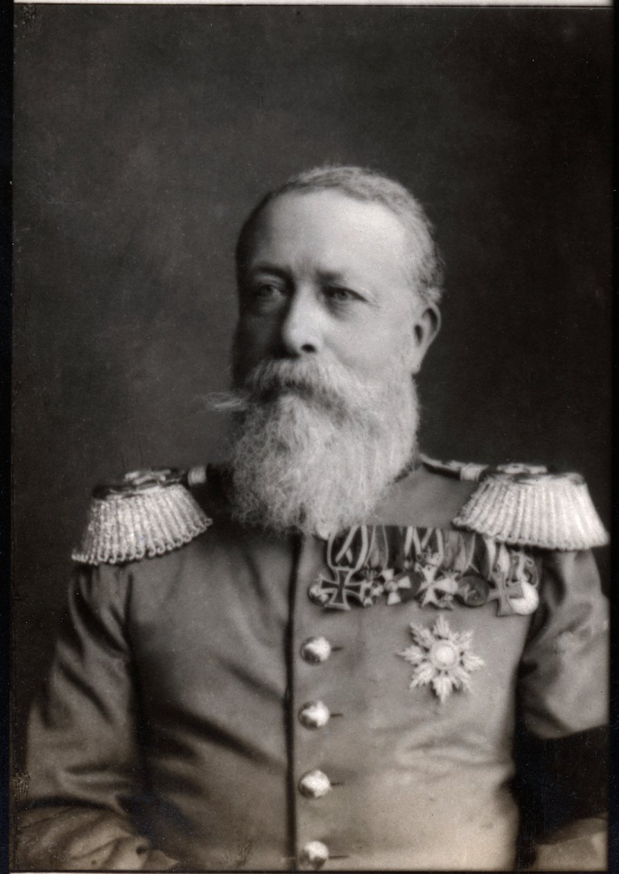 Portrét Fridricha (Fridricha) I. Bádenského (1826-1907) od French Photographer