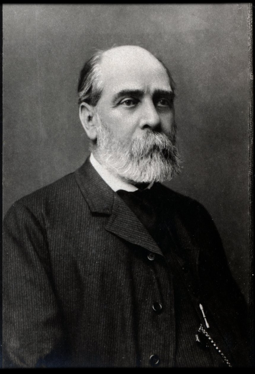 Portrét Hectora Malota (1830-1907), francouzského spisovatele. od French Photographer