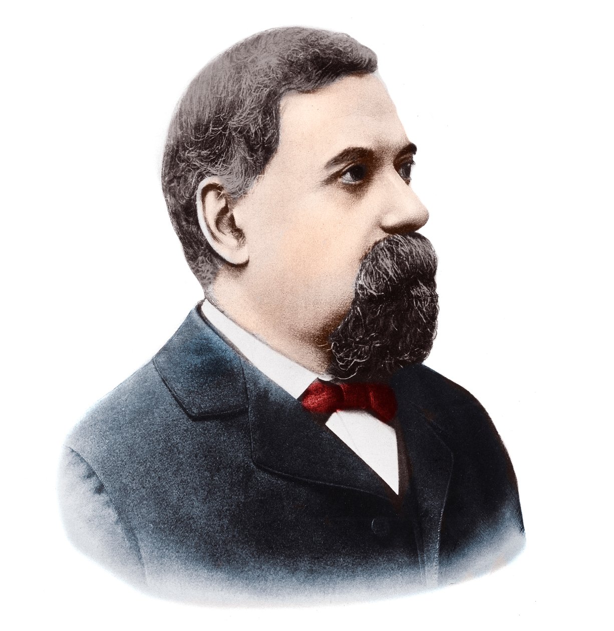 Portrét italského astronoma Giovanniho Schiaparelliho (1835-1910). od French Photographer