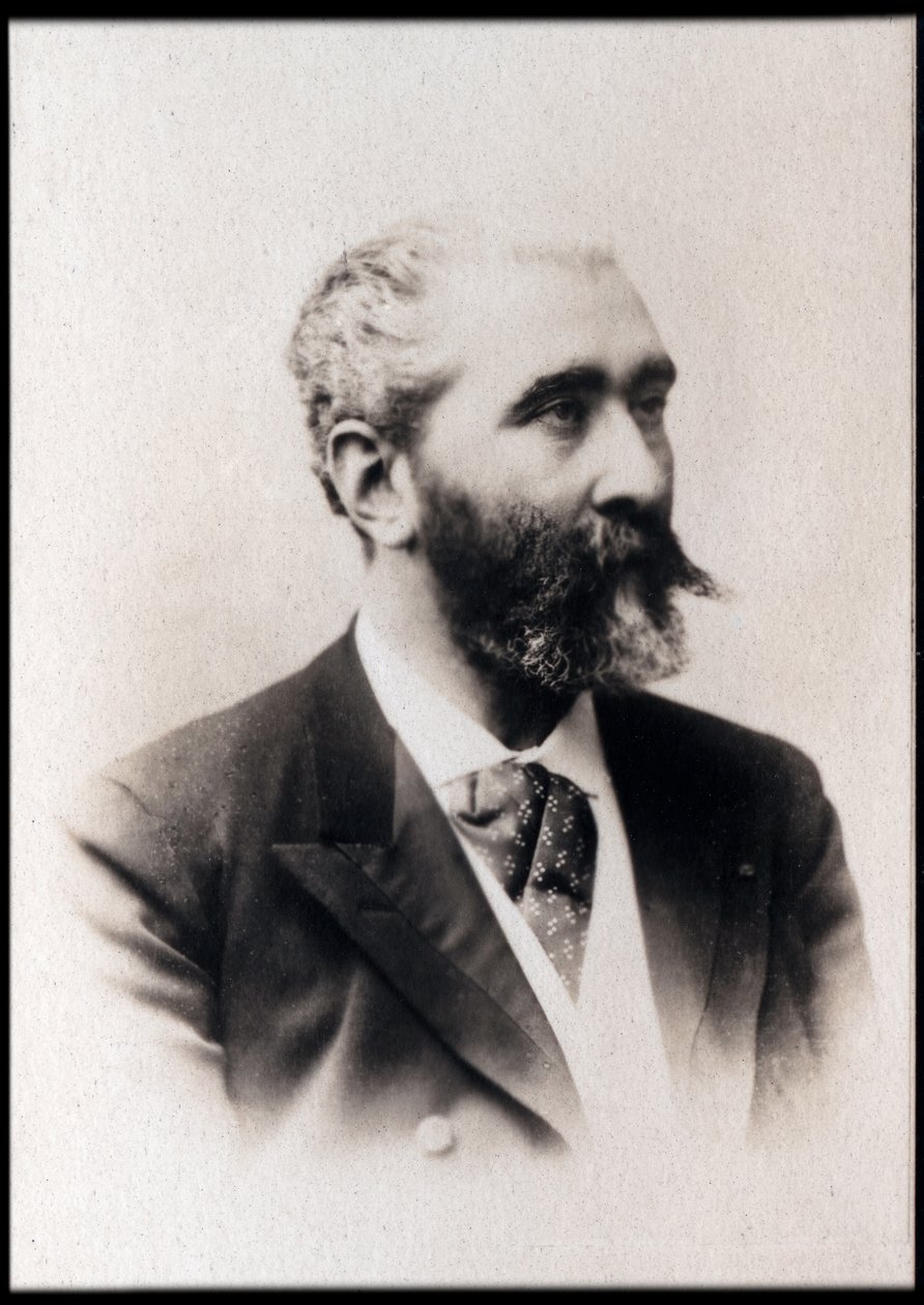 Portrét Jose Maria de Heredia (1842-1905), francouzský básník. od French Photographer