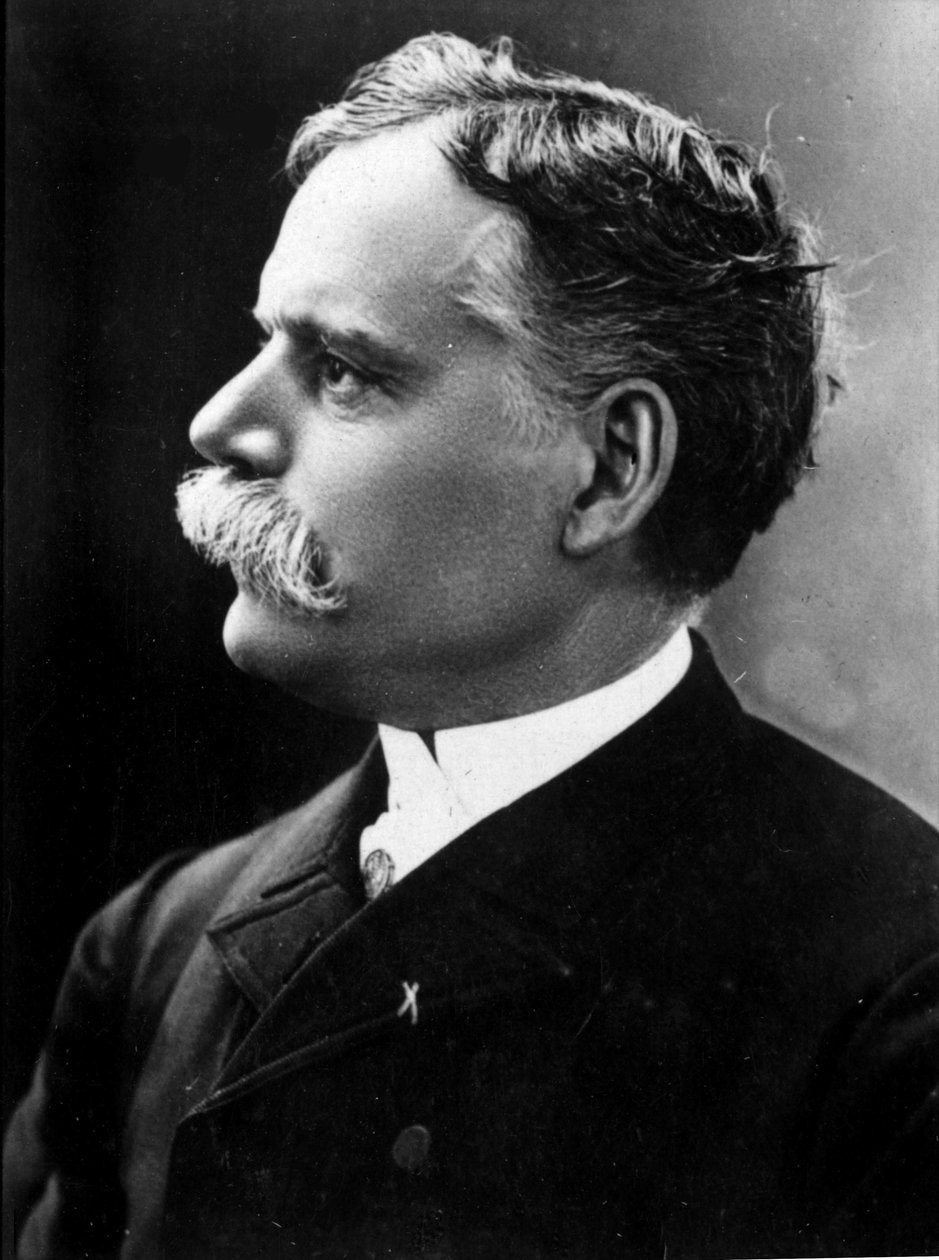 Portrét Julese Chereta (1836-1932), francouzského malíře a karikaturisty, konec 19. od French Photographer