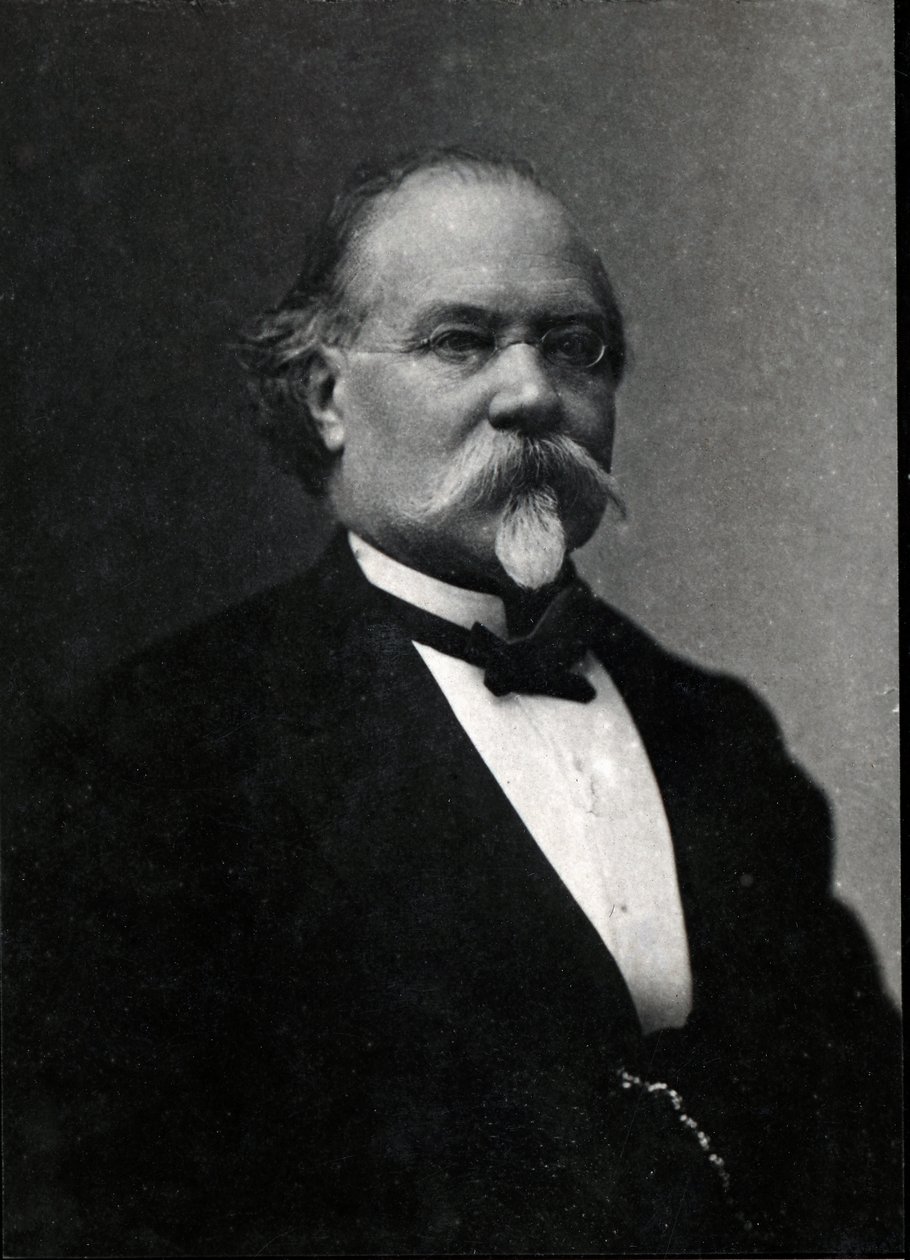 Portrét Louis Joseph Troost (1825-1911), francouzský chemik. od French Photographer