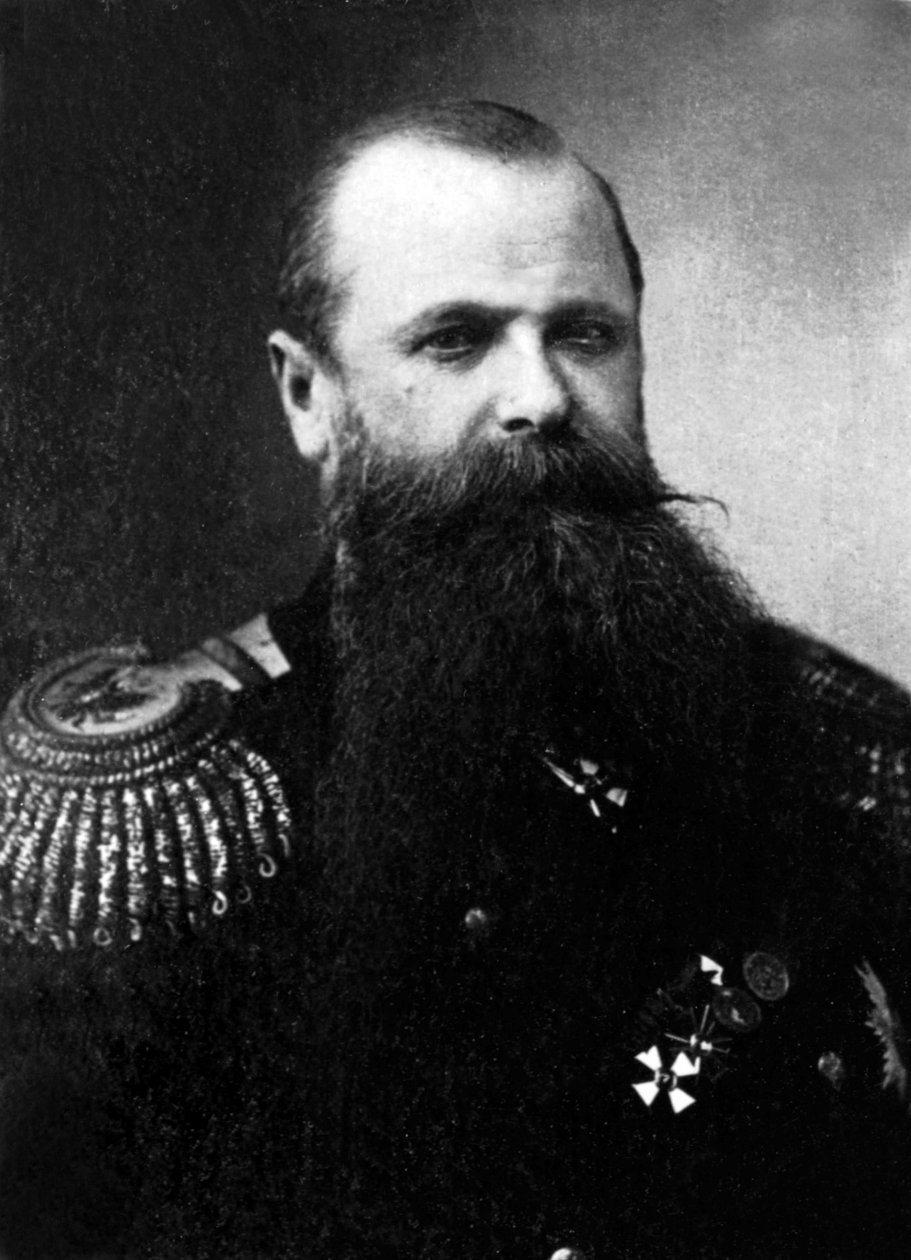 Portrét Makhroffa, admirála. od French Photographer