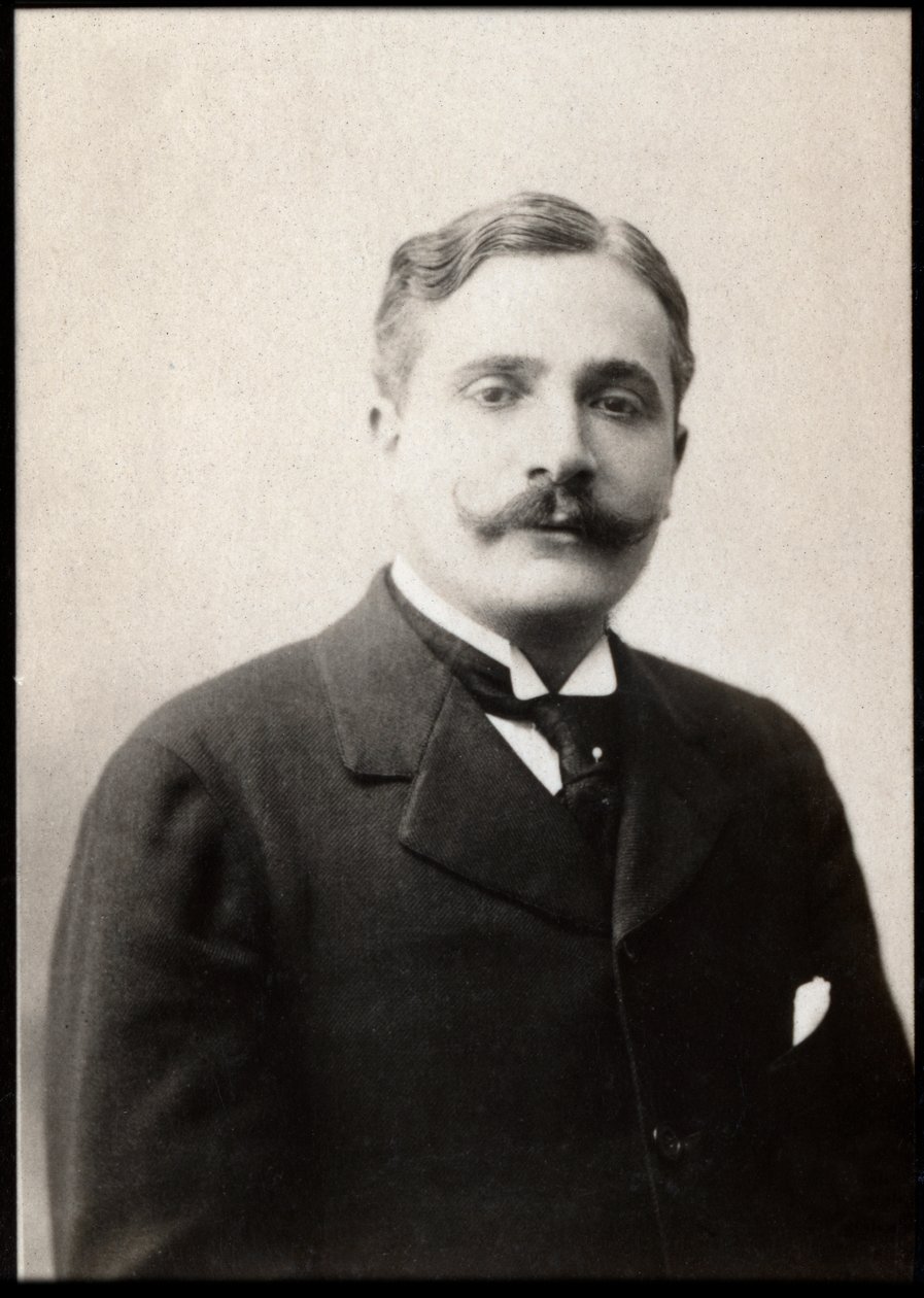 Portrét Pierra Decourcelle (1856-1926), francouzského spisovatele. od French Photographer