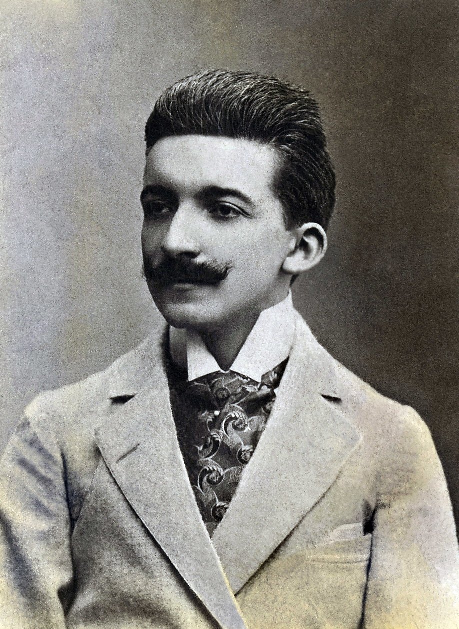 Portrét Pierra Louise dit Louyse (1870-1925), francouzského spisovatele. od French Photographer