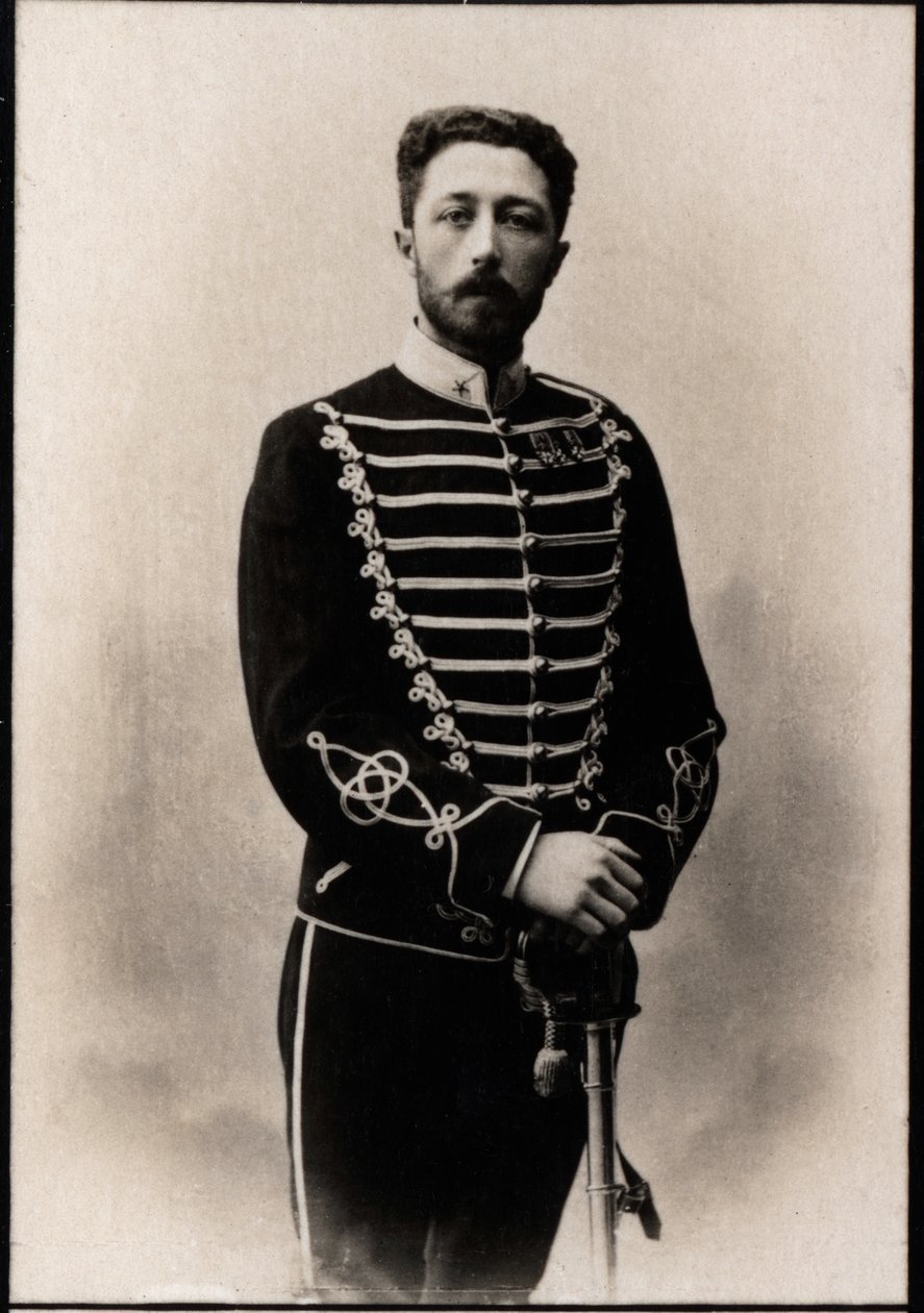 Portrét prince Eugena Švédského (1865-1947). od French Photographer