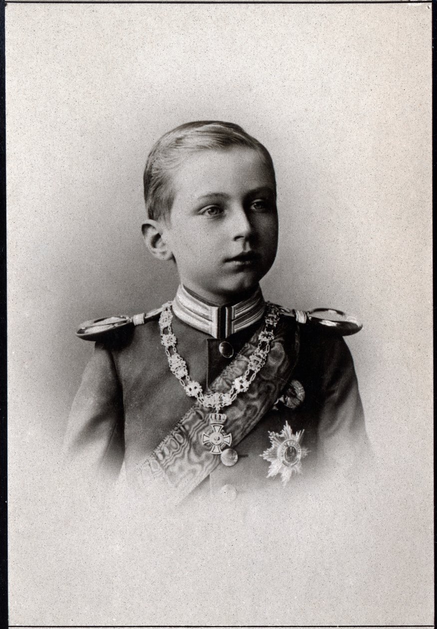 Portrét prince Oskara Pruského (1888-1958). od French Photographer