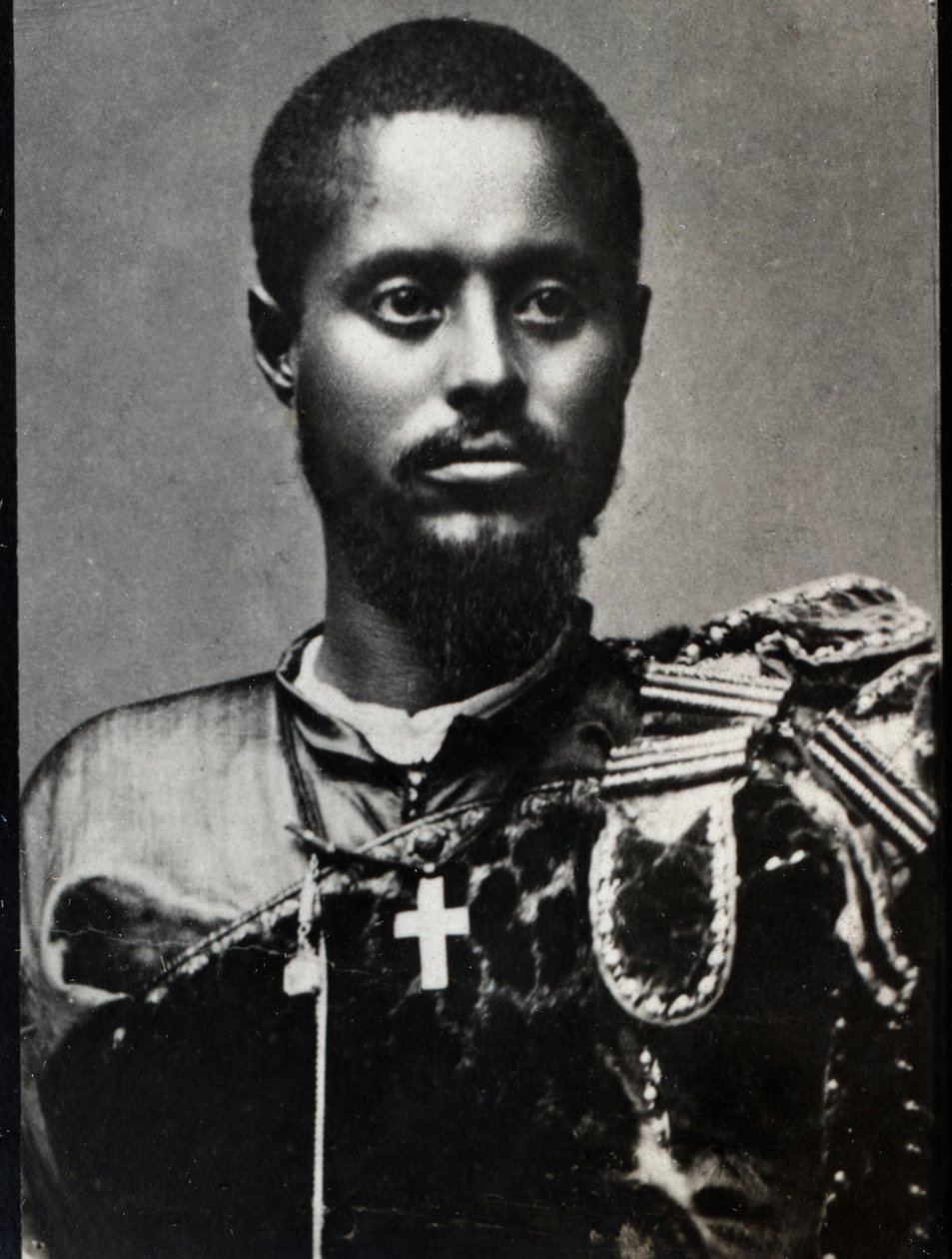 Portrét Ras Makonnen (1852-1906), generál a guvernér provincie Harar v Etiopii. od French Photographer