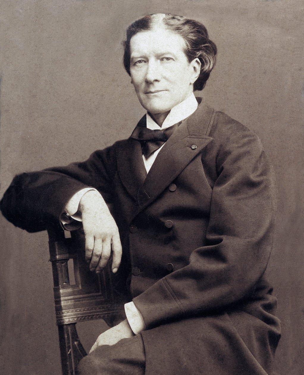 Portrét viktoriánského Sardoua (1831-1908), francouzského dramatika od French Photographer