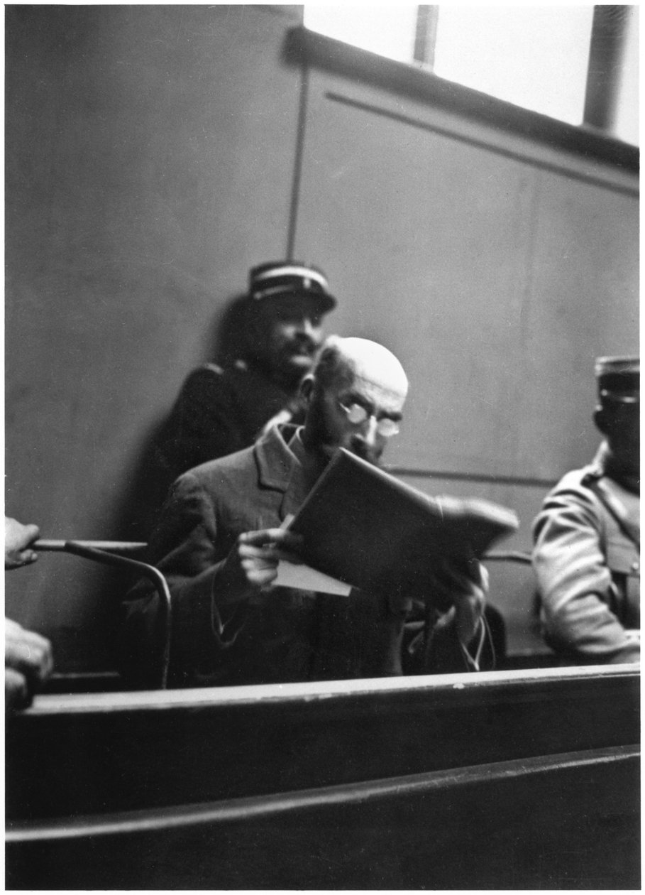 Proces s Henri Desire Landru (1869-1922) 20. listopadu 1921 od French Photographer