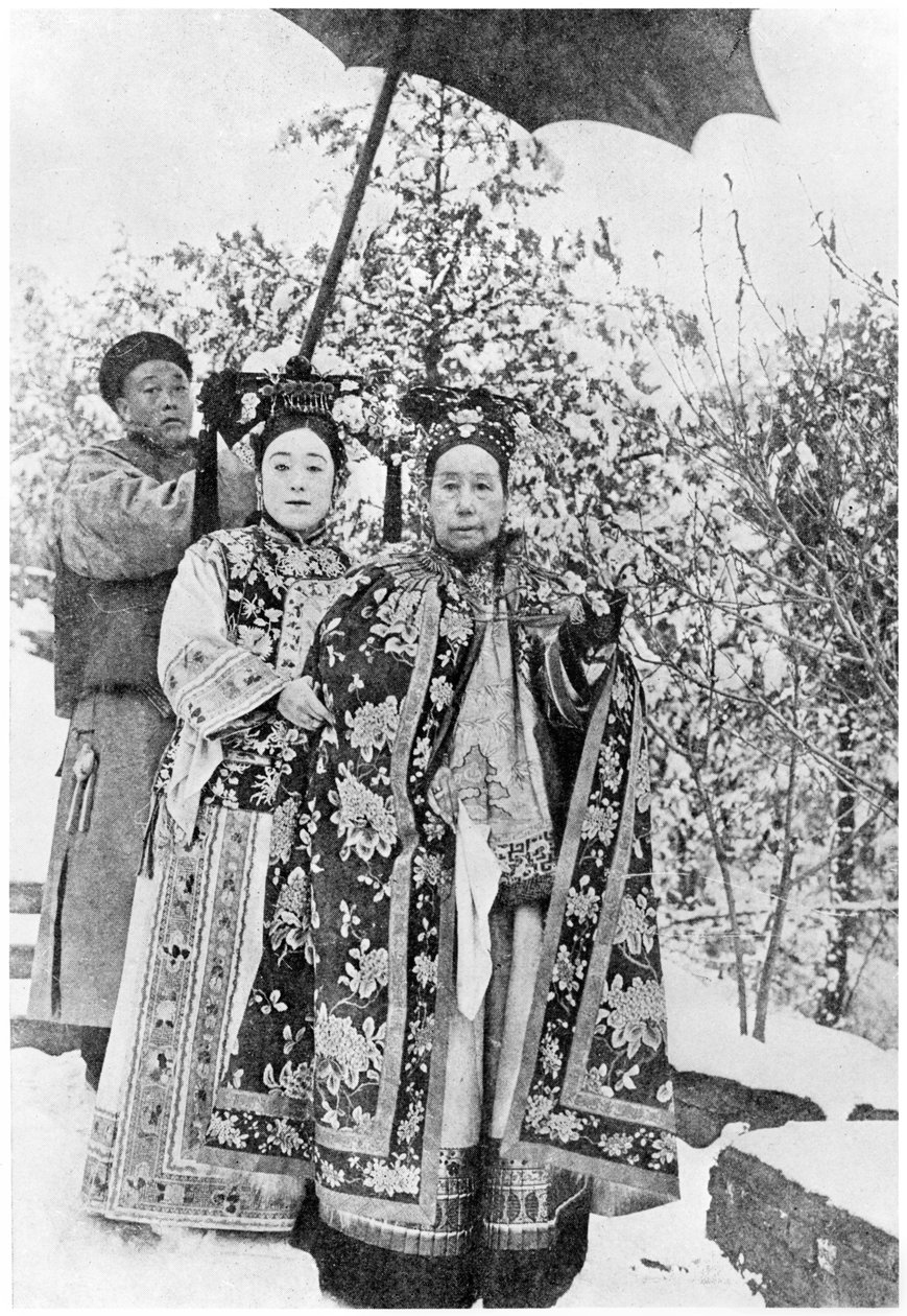 Tzu Hsi (1835-1908) císařovna vdova z Číny, kolem roku 1903 od French Photographer