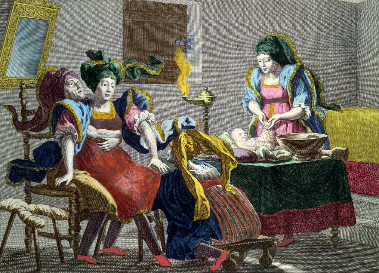 Rodící Řeka ze souostroví, 2. polovina 18. století od French School