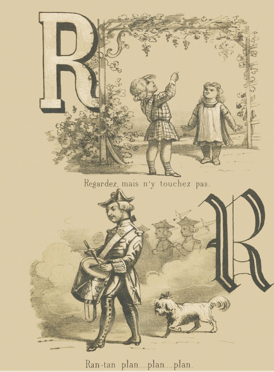 A: Podívejte se, ale nedotýkejte se toho / plán plánu Ran-tan plán plánu od French School