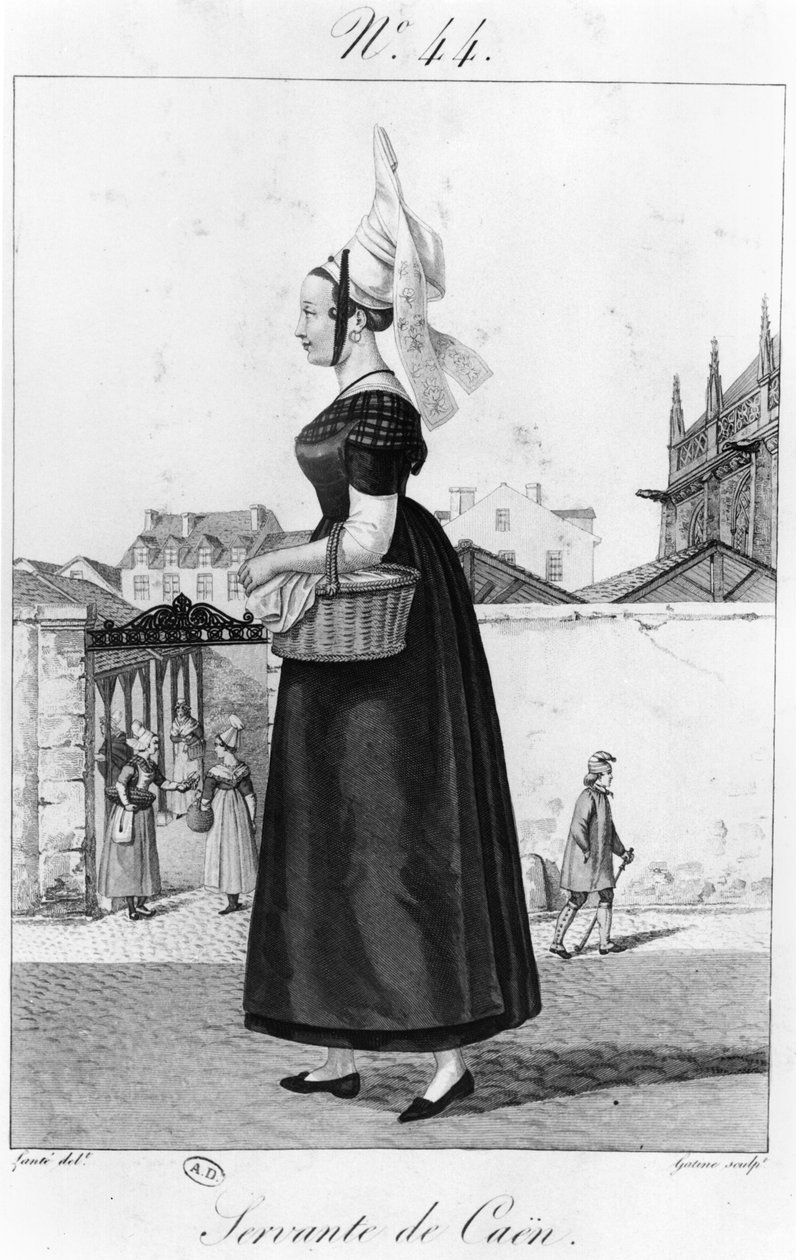 Služka z Caen, kolem 1820-30 od French School