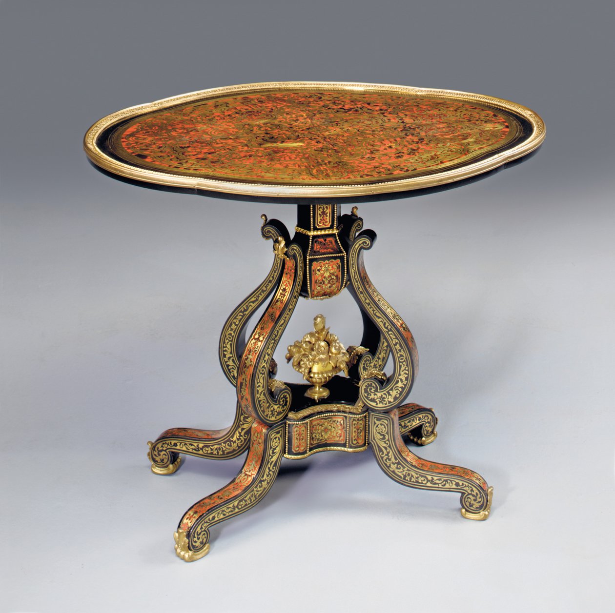 Příležitostný stůl Napoleon III "Boulle", polovina 19. století od French School
