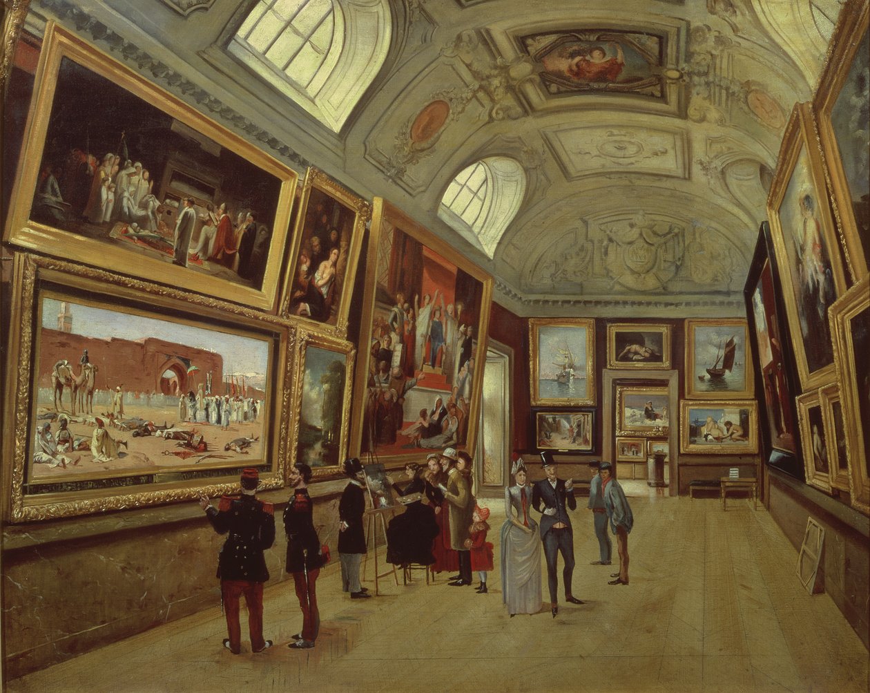 Obrazová galerie v Musée du Luxembourg, 1883-85 od French School