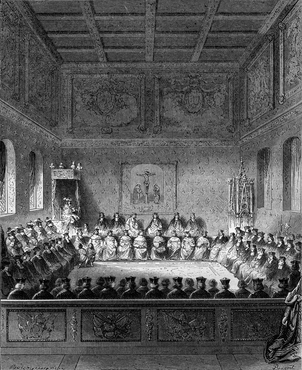 Zasedání v parlamentu Bretaně v roce 1613. od French School